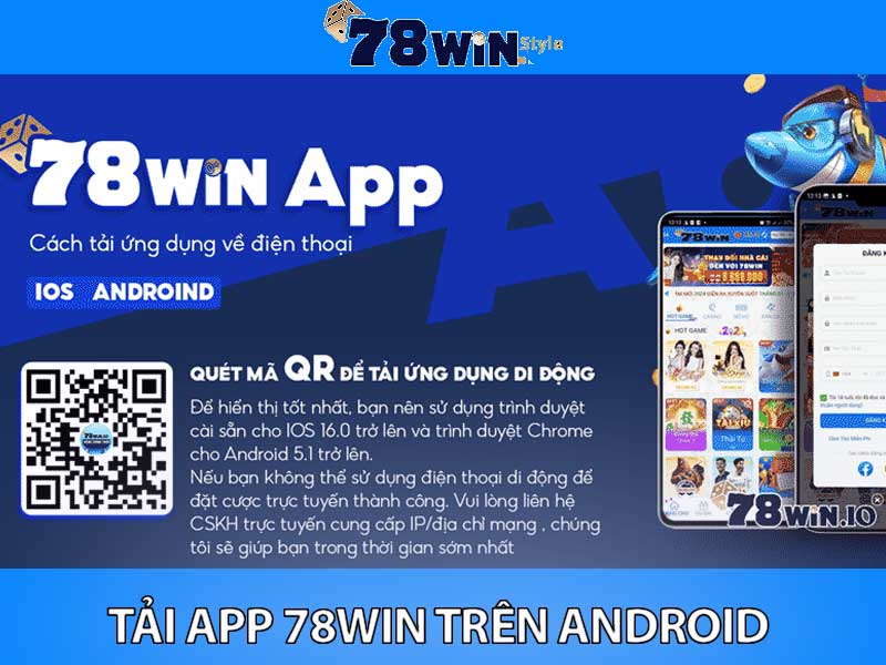 tải app 78win trên android