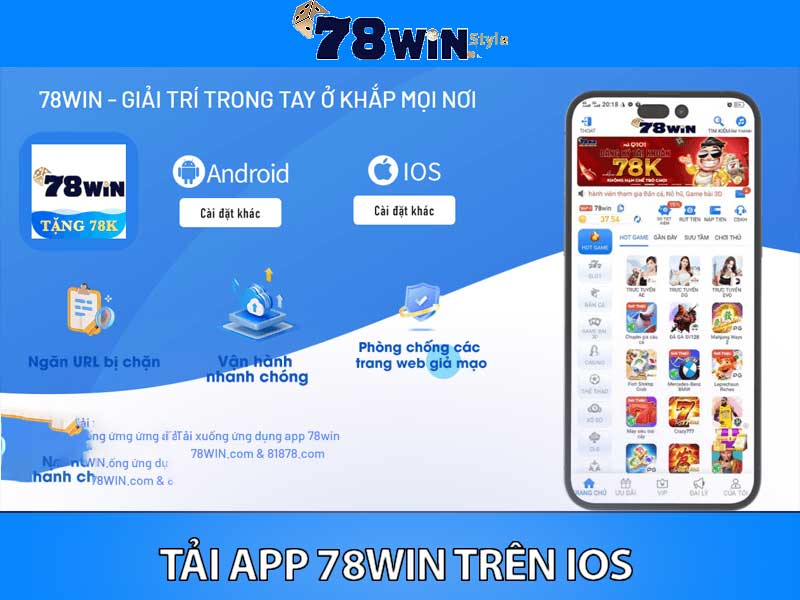 tải app 78win trên ios
