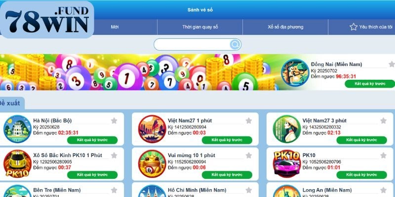 Xổ Số 3 Giao diện sảnh cược rất dễ dùng phù hợp với mọi người
